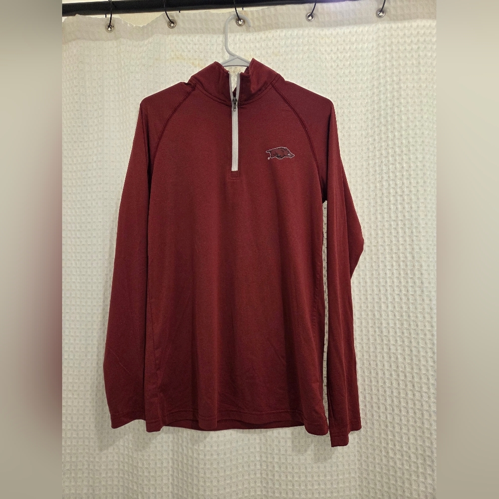 Arkansas Razorbacks Quarter-Zip Pullover